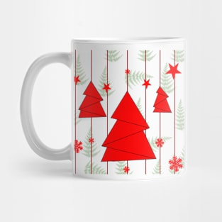 My red Christmas tree Mug